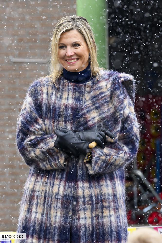 Queen Maxima Visits Primary Schools - Emmen