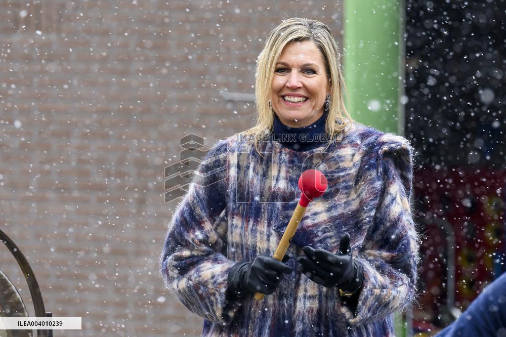 Queen Maxima Visits Primary Schools - Emmen