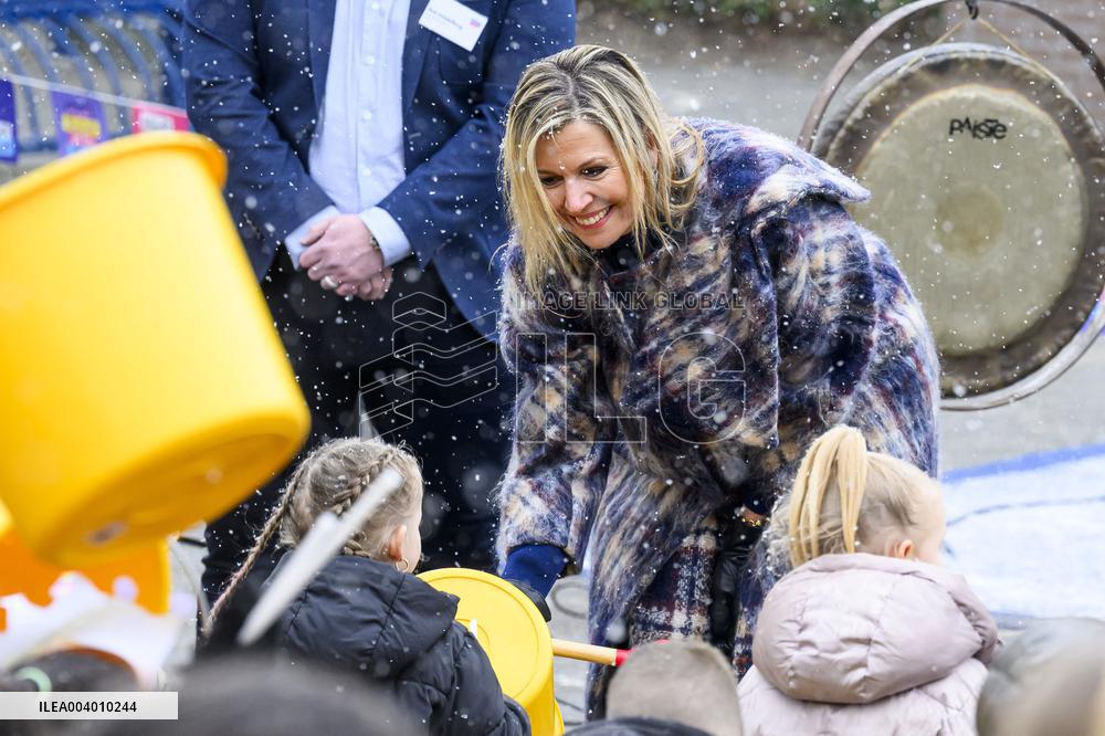 Queen Maxima Visits Primary Schools - Emmen