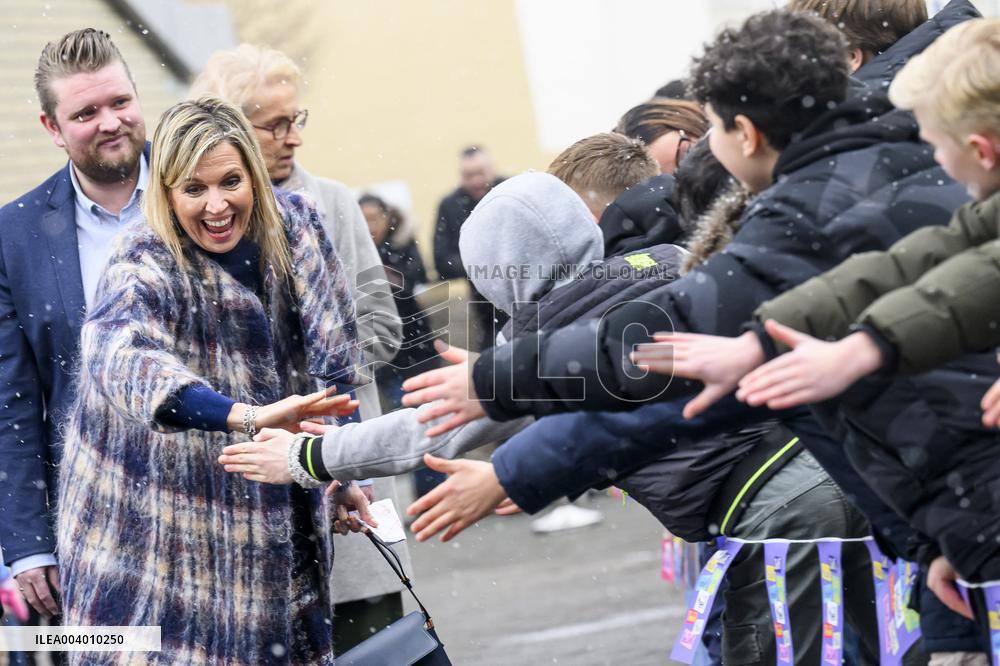 Queen Maxima Visits Primary Schools - Emmen