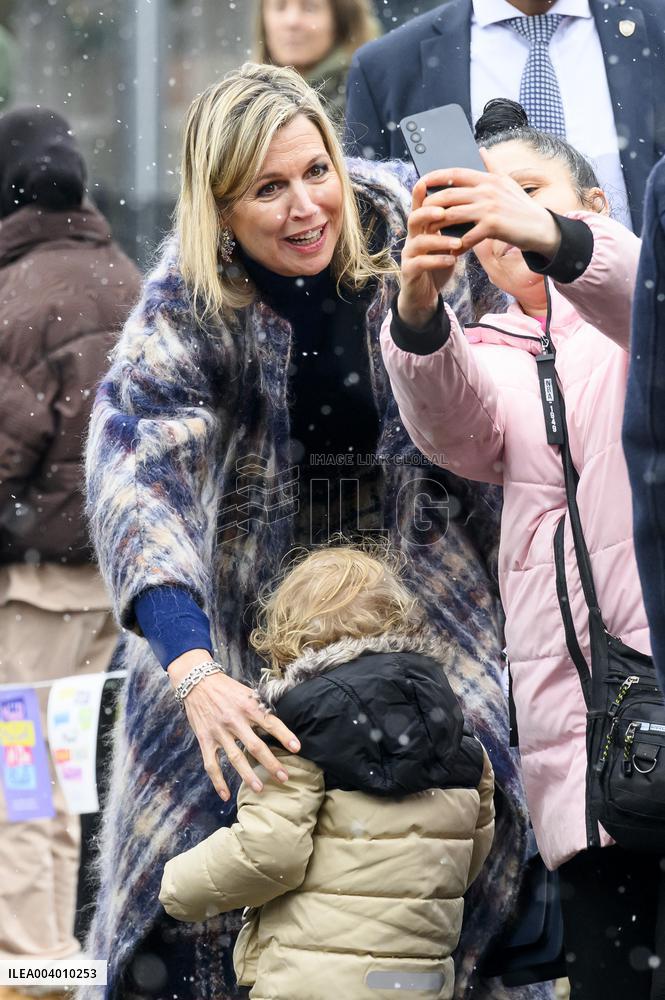 Queen Maxima Visits Primary Schools - Emmen