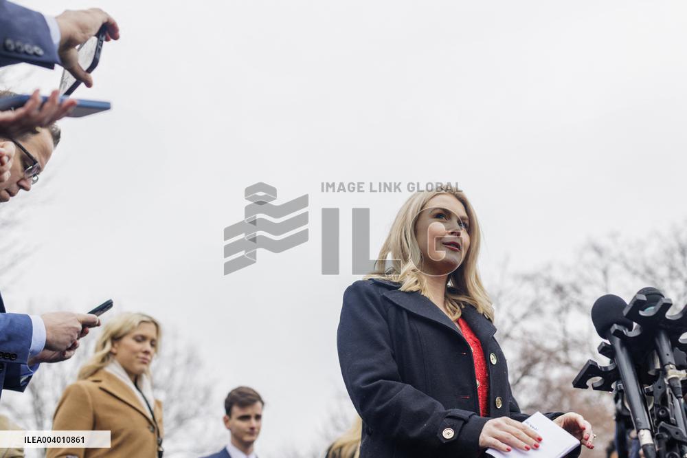 Karoline Leavitt Speaks To The Press - Washington