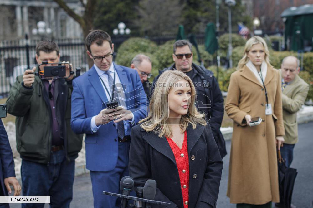 Karoline Leavitt Speaks To The Press - Washington