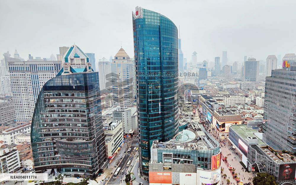 Huangpu River Scenery in Shanghai