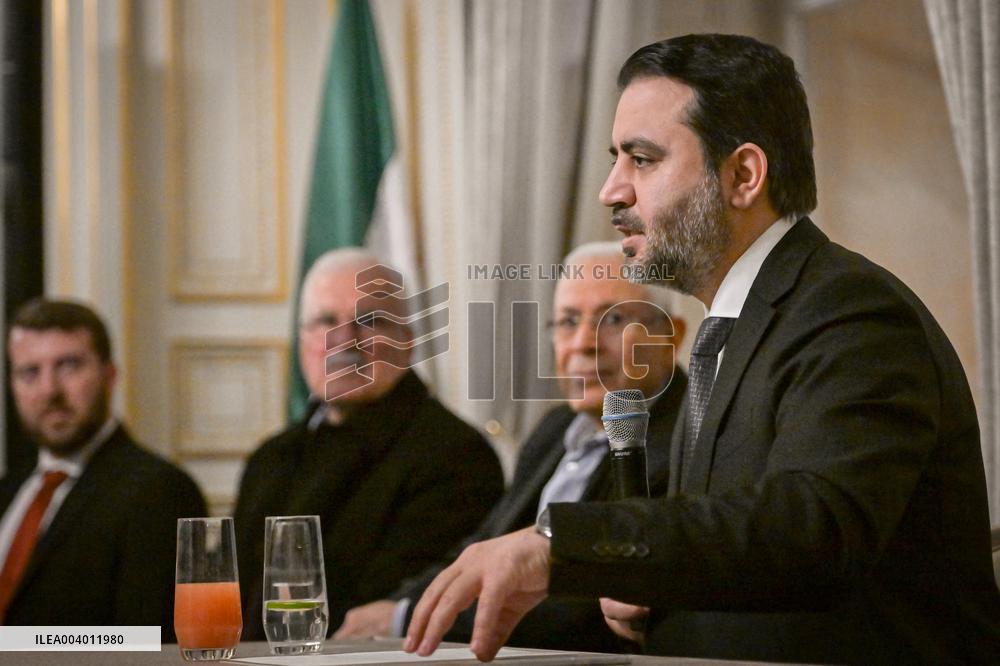 Syrian Minister of Foreign Affairs meets Syrian diaspora in Paris - FA