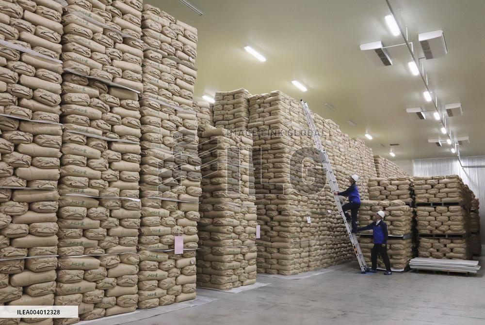 Japan's rice reserves