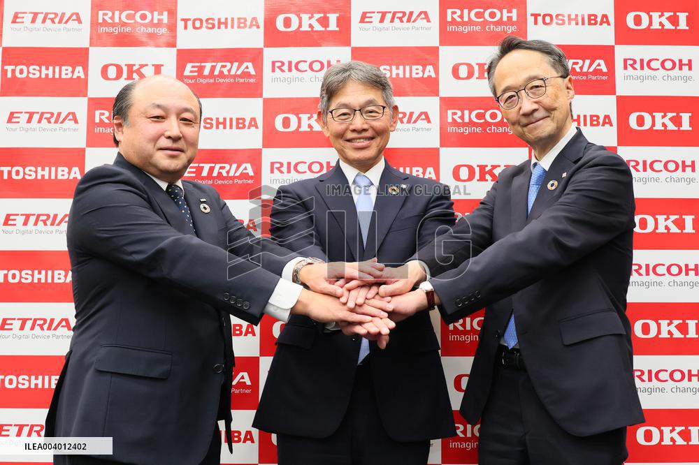 OKI (Oki Electric Industry) participates in the joint venture ETRIA.