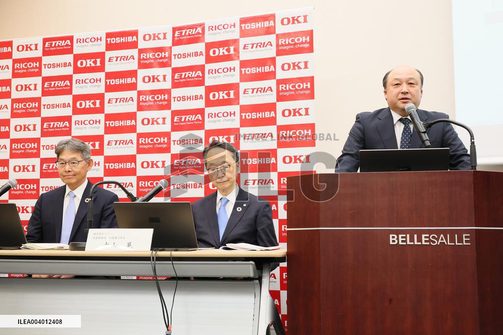 OKI (Oki Electric Industry) participates in the joint venture ETRIA.