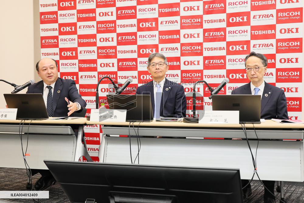 OKI (Oki Electric Industry) participates in the joint venture ETRIA.