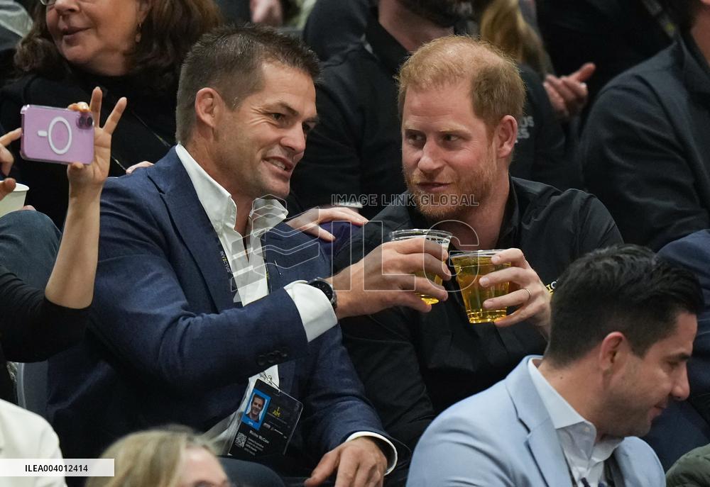 Invictus - Duke Of Sussex At Wheelchair Basketball Bronze Medal Final
