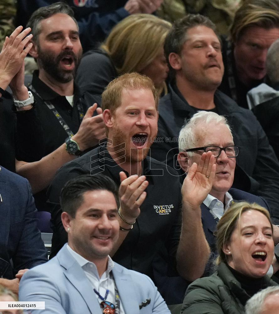 Invictus - Duke Of Sussex At Wheelchair Basketball Bronze Medal Final