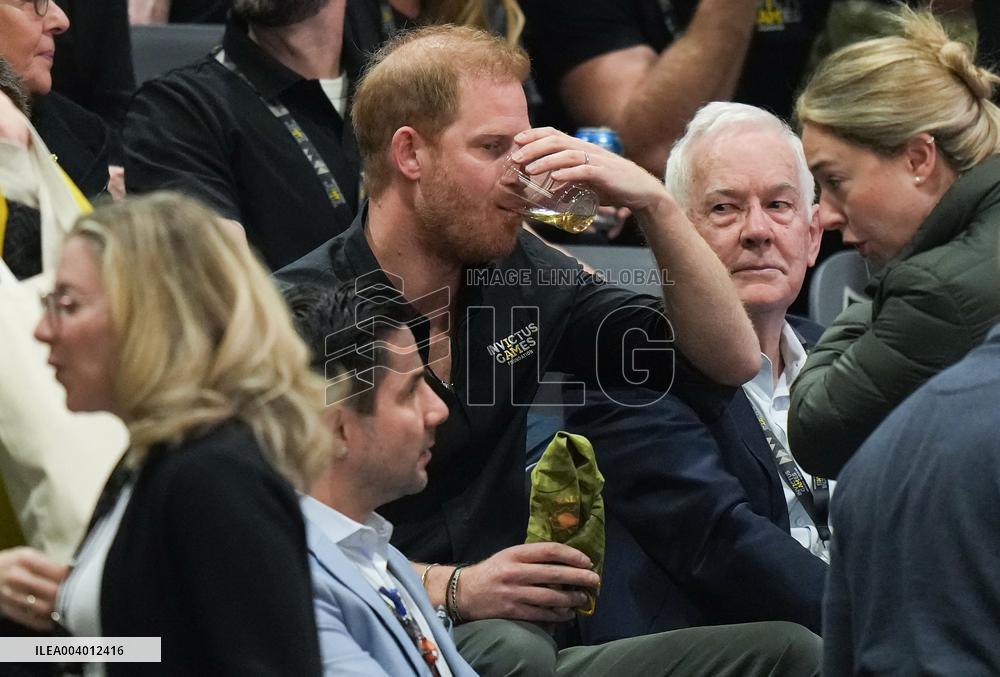 Invictus - Duke Of Sussex At Wheelchair Basketball Bronze Medal Final