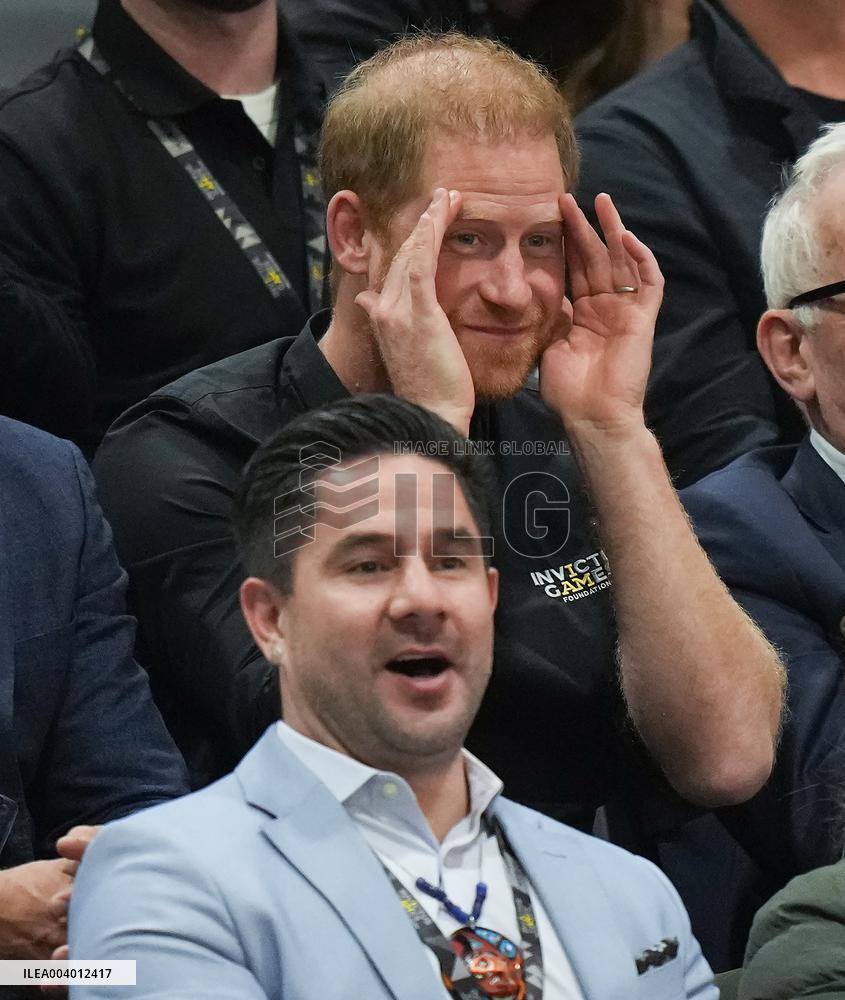 Invictus - Duke Of Sussex At Wheelchair Basketball Bronze Medal Final