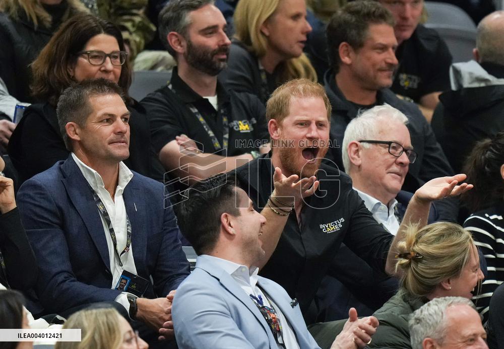 Invictus - Duke Of Sussex At Wheelchair Basketball Bronze Medal Final