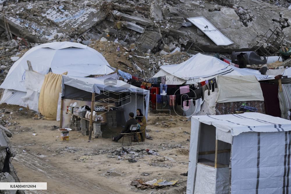 Destruction in Jabaliya Refugee Camp - Gaza