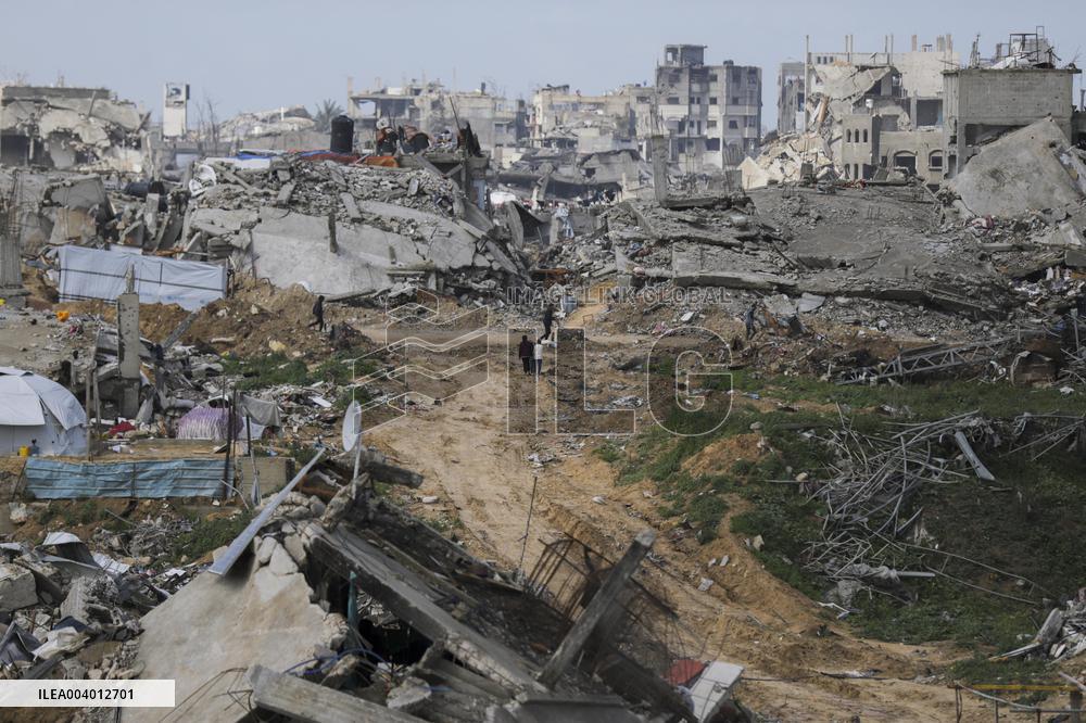 Destruction in Jabaliya Refugee Camp - Gaza