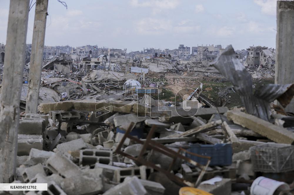 Destruction in Jabaliya Refugee Camp - Gaza