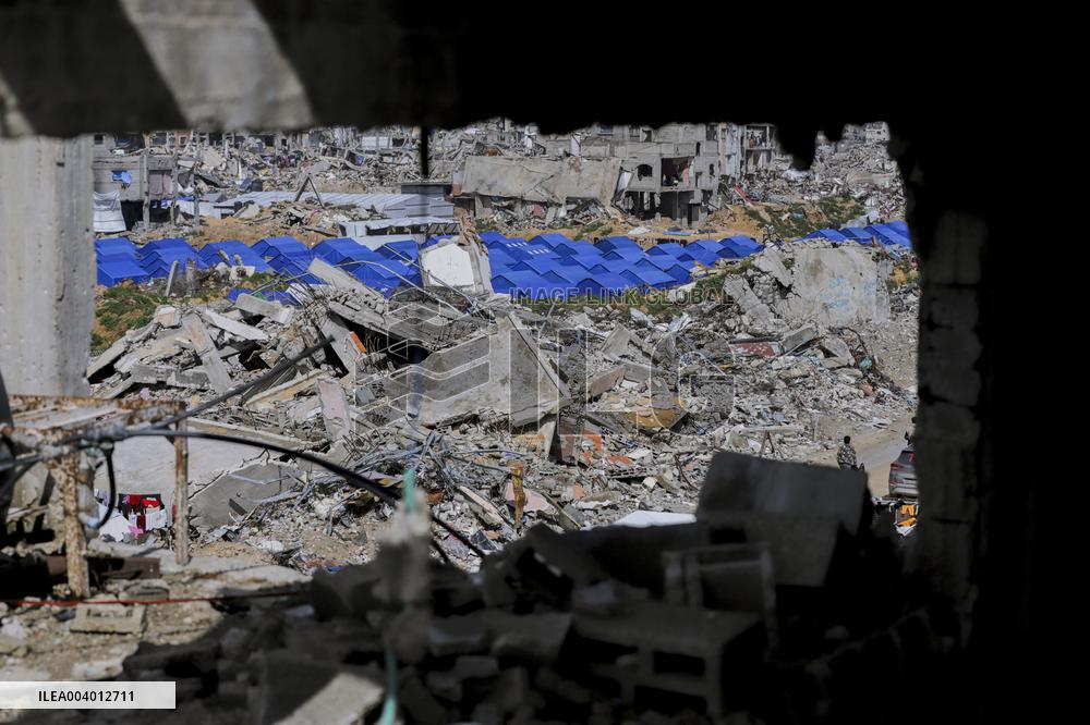 Destruction in Jabaliya Refugee Camp - Gaza