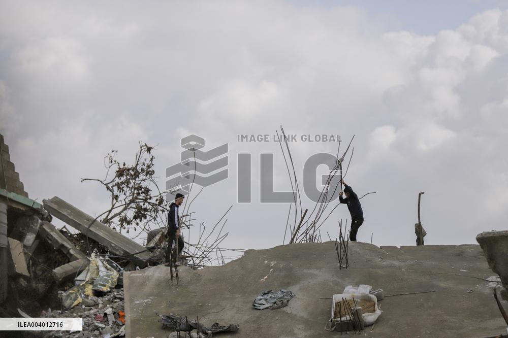 Destruction in Jabaliya Refugee Camp - Gaza