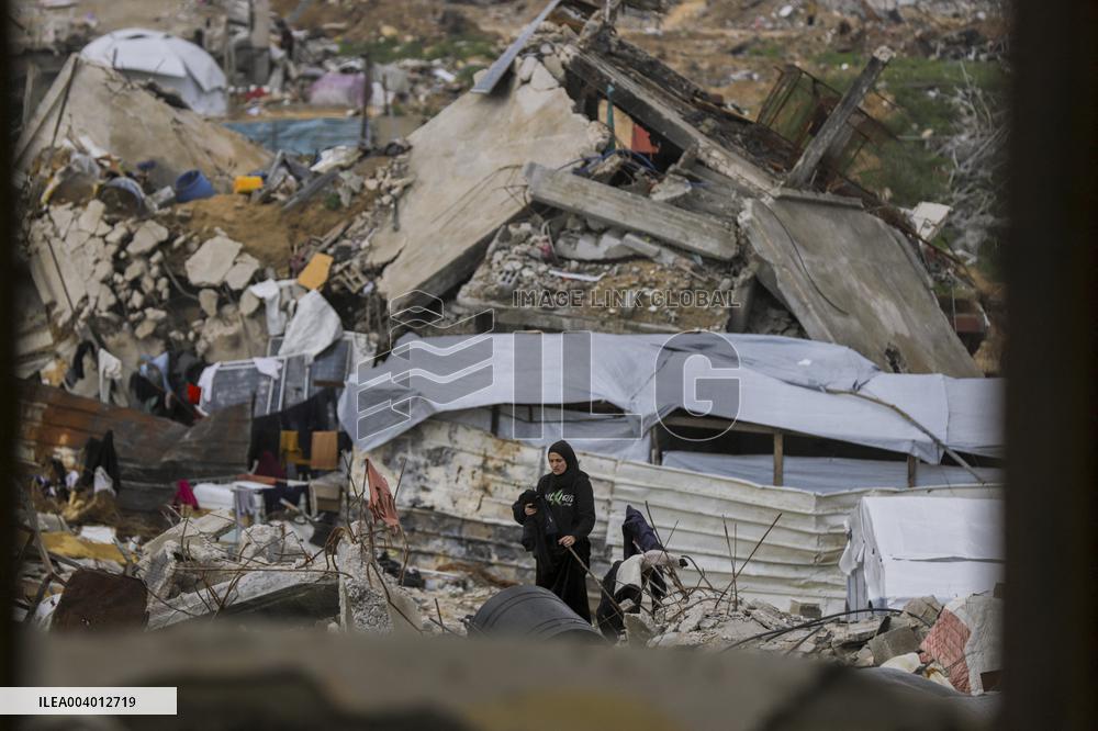 Destruction in Jabaliya Refugee Camp - Gaza