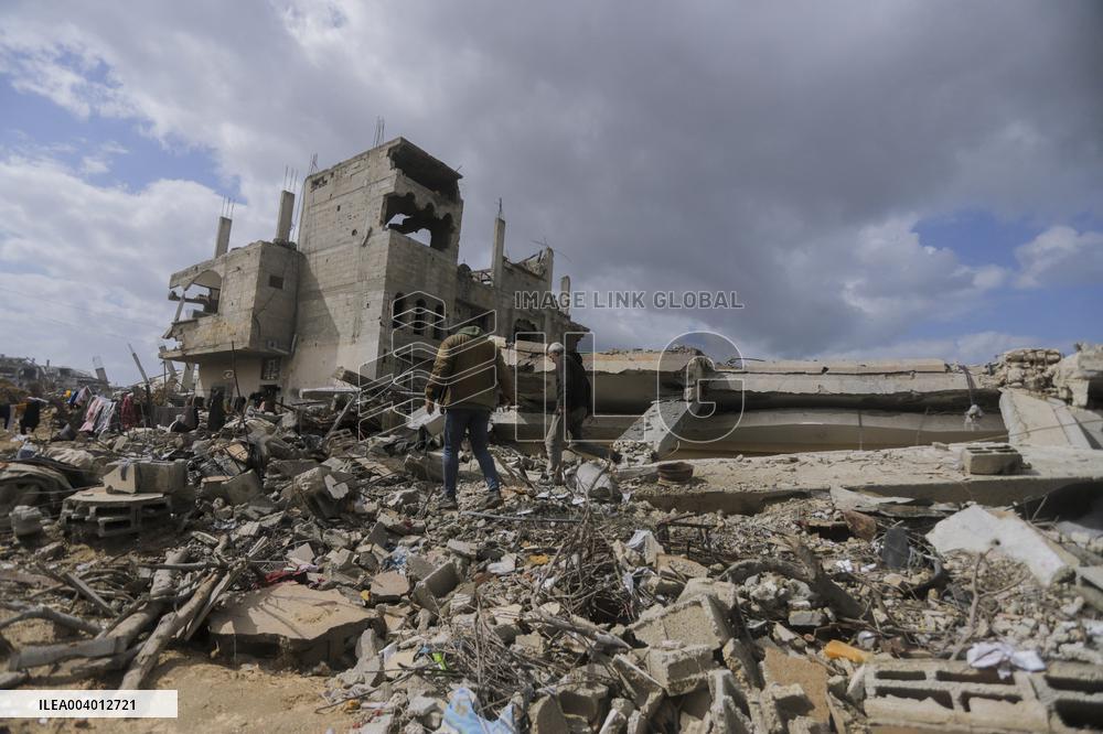 Destruction in Jabaliya Refugee Camp - Gaza