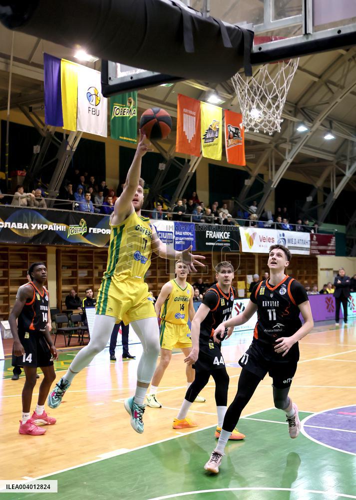 Prykarpattia-Hoverla defeats Kryvbas 77-68 in Ukrainian SuperLeague match