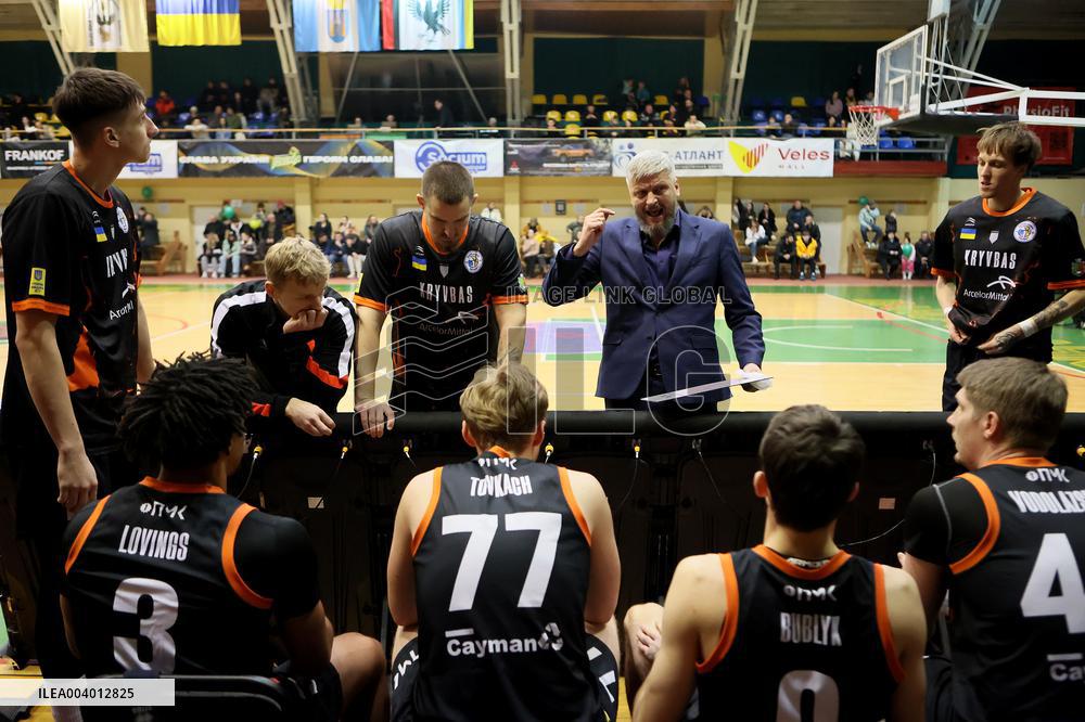Prykarpattia-Hoverla defeats Kryvbas 77-68 in Ukrainian SuperLeague match