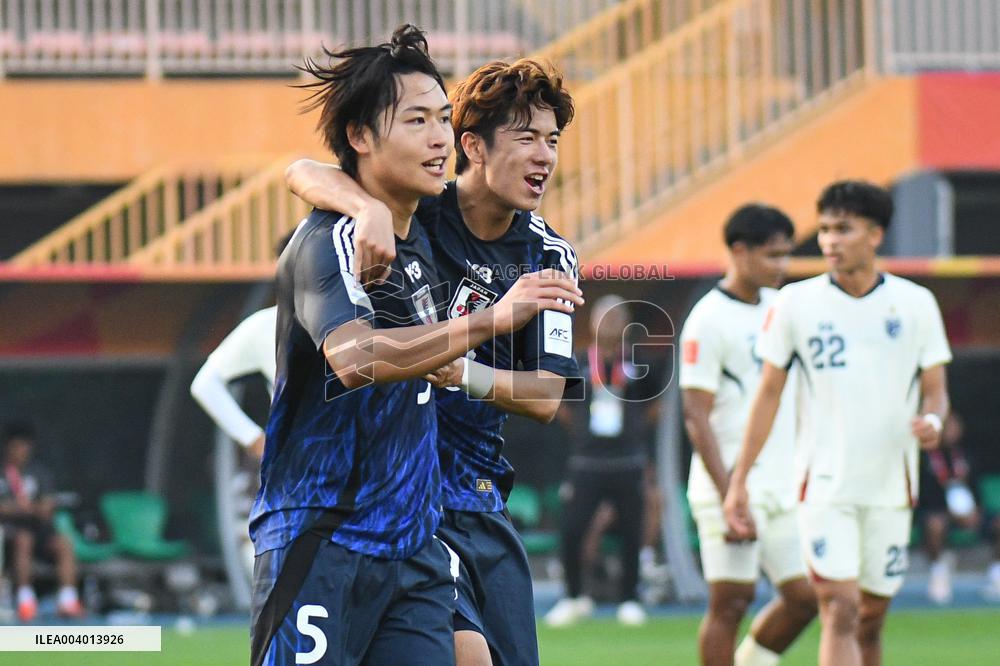42nd Asian Under-20 Cup match Japan VS Thailand First Half