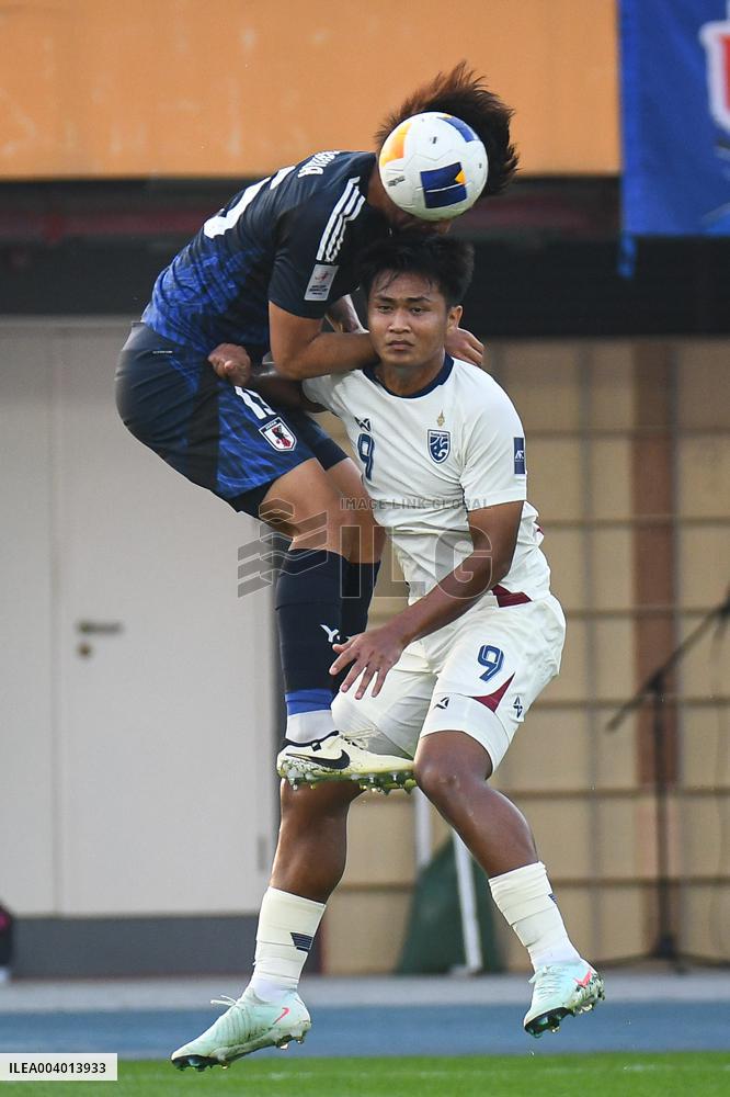 42nd Asian Under-20 Cup match Japan VS Thailand First Half