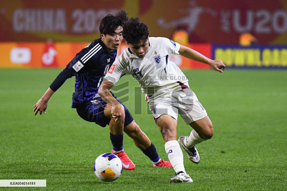 42nd Asian Under-20 Cup match Japan VS Thailand Second Half