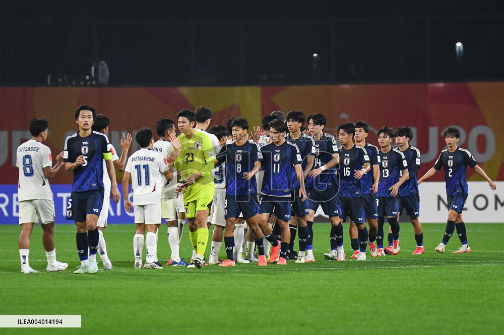 42nd Asian Under-20 Cup match Japan VS Thailand Second Half