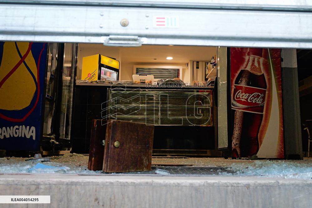 Bruno Retailleau on visit in Grenoble