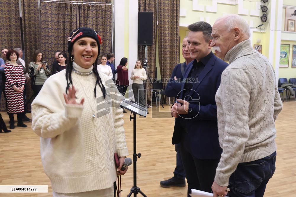 Rehearsal of Veryovka Ukrainian National Folk Choir in Kyiv