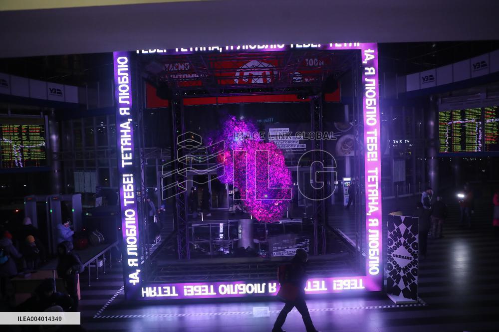 Heart of Ukraine installation in Kyiv ahead of Valentines DayHeart of Ukraine installation in Kyiv ahead of Valentines DayHeart