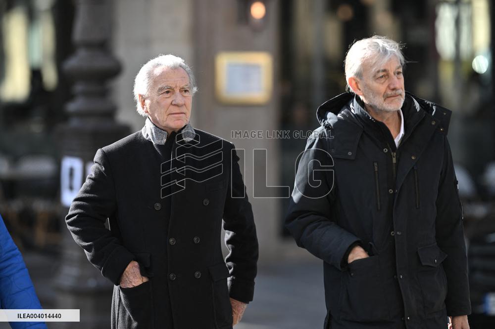 Arrivals at Conseil d'Etat before a public audience - Paris