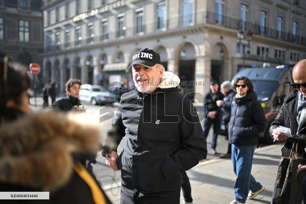 Arrivals at Conseil d'Etat before a public audience - Paris