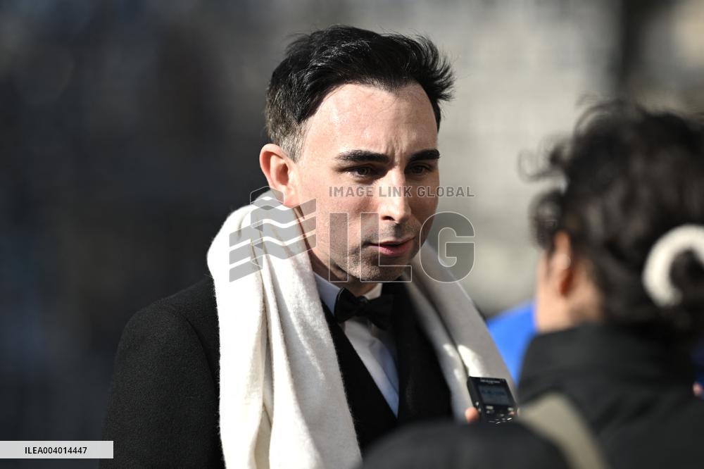 Arrivals at Conseil d'Etat before a public audience - Paris