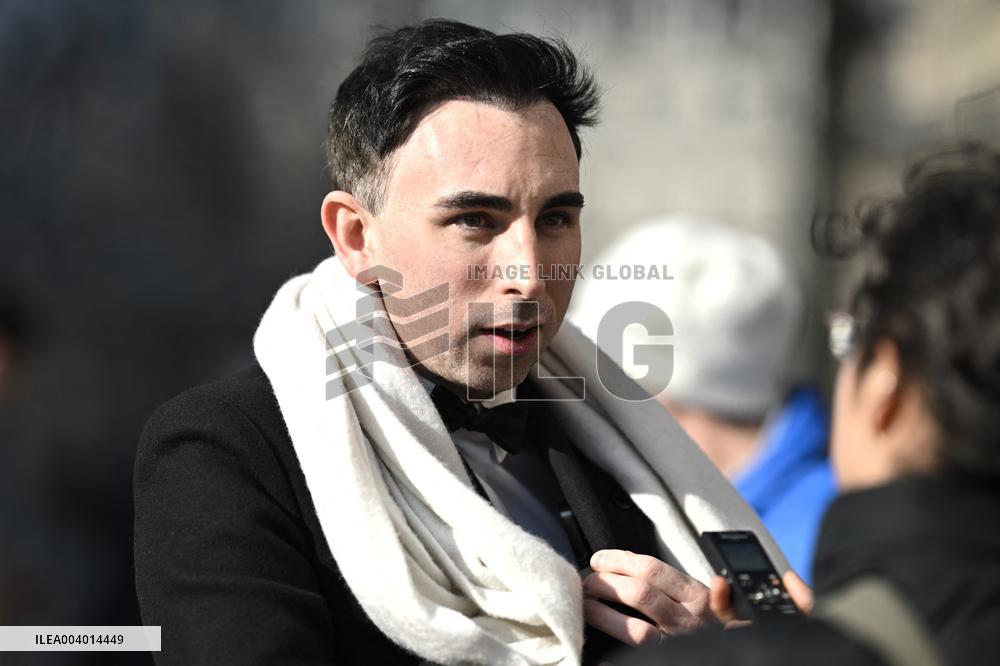 Arrivals at Conseil d'Etat before a public audience - Paris