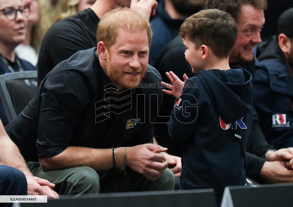 Prince Harry At Invictus Games Vancouver Whistler 2025 - Canada