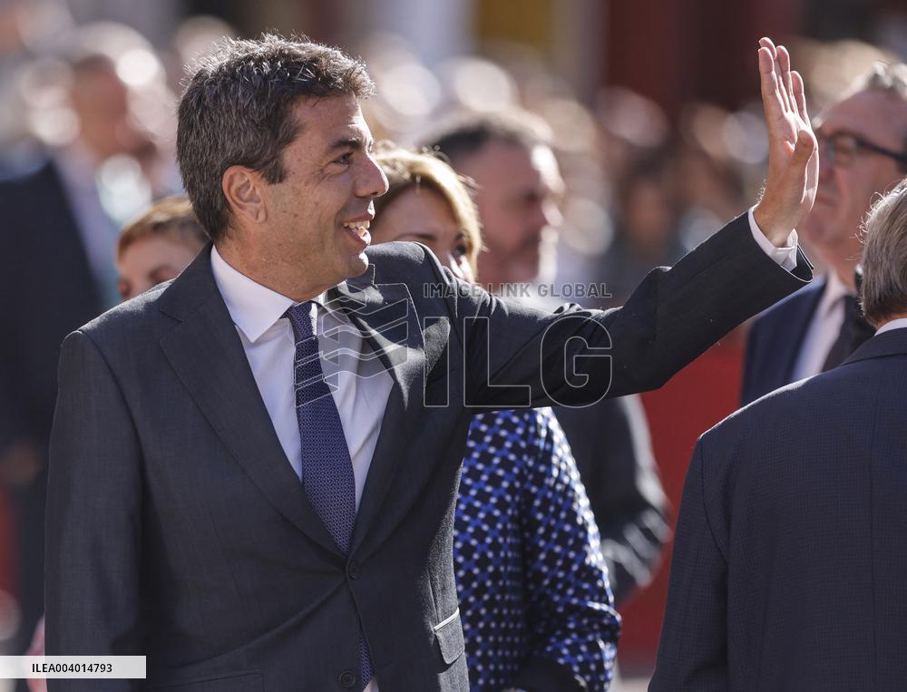 King Participates In The Presentation Of The 36Th Edition Of The Rei Jaume I Awards - Valencia