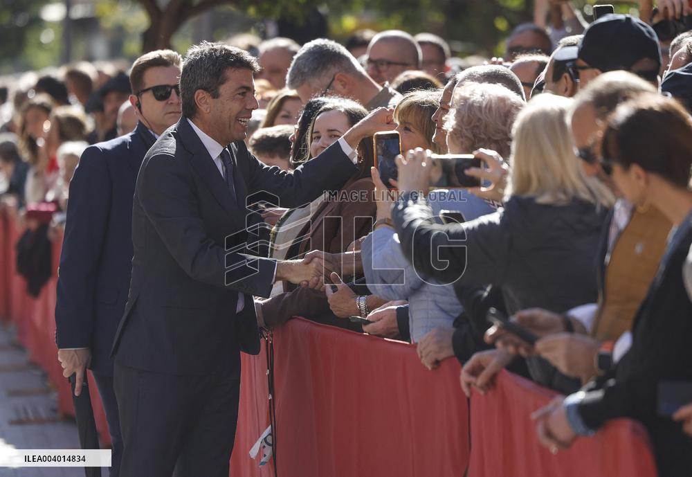 King Participates In The Presentation Of The 36Th Edition Of The Rei Jaume I Awards - Valencia