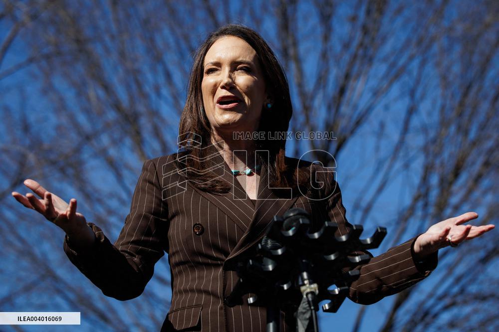DC: Agriculture Secretary Booke Rollins at the White House