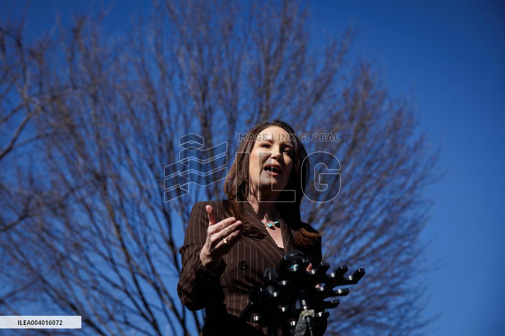 DC: Agriculture Secretary Booke Rollins at the White House