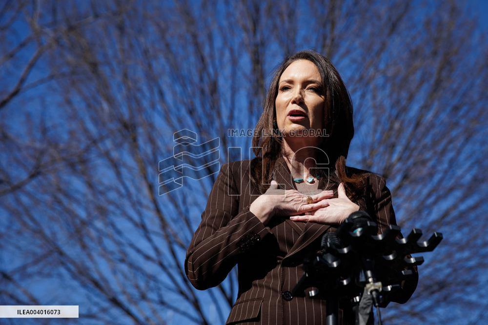 DC: Agriculture Secretary Booke Rollins at the White House