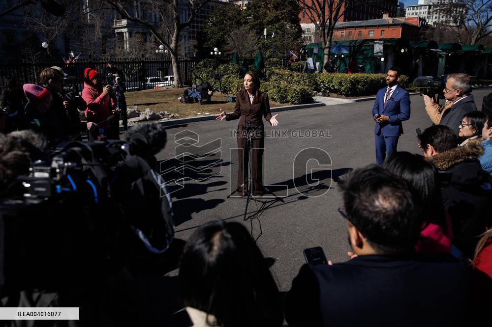 DC: Agriculture Secretary Booke Rollins at the White House