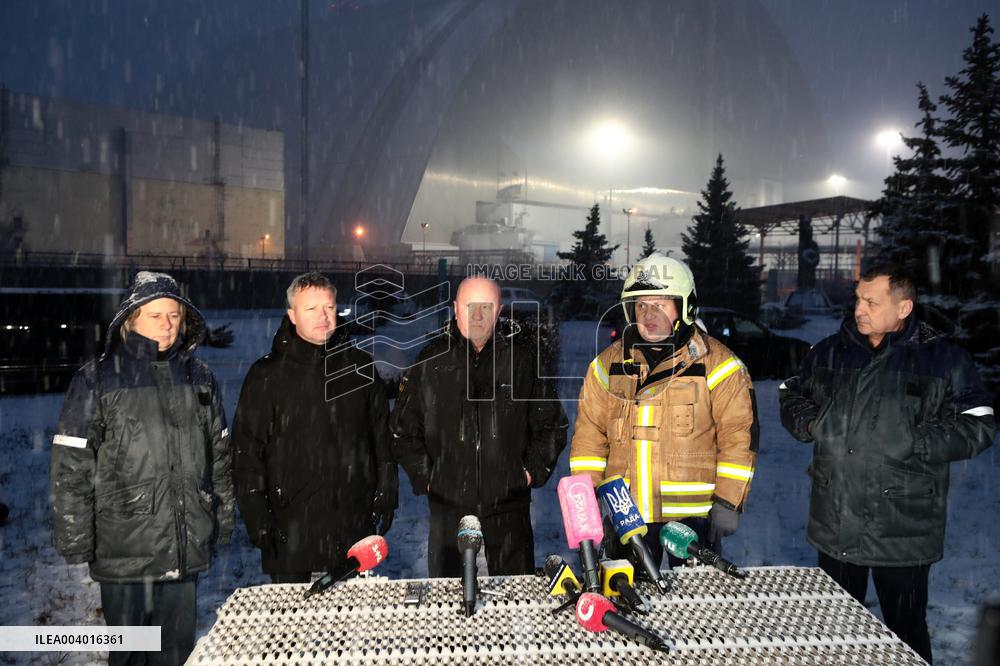 Russian drone hits Chornobyl shelter
