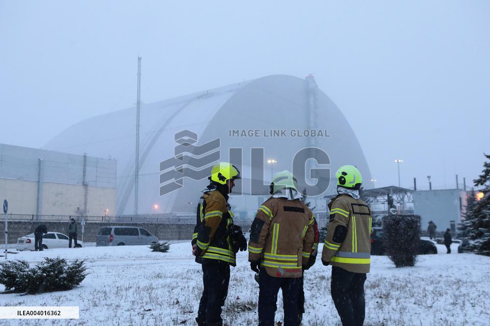 Russian drone hits Chornobyl shelter