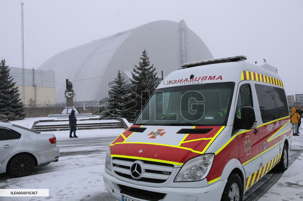 Russian drone hits Chornobyl shelter