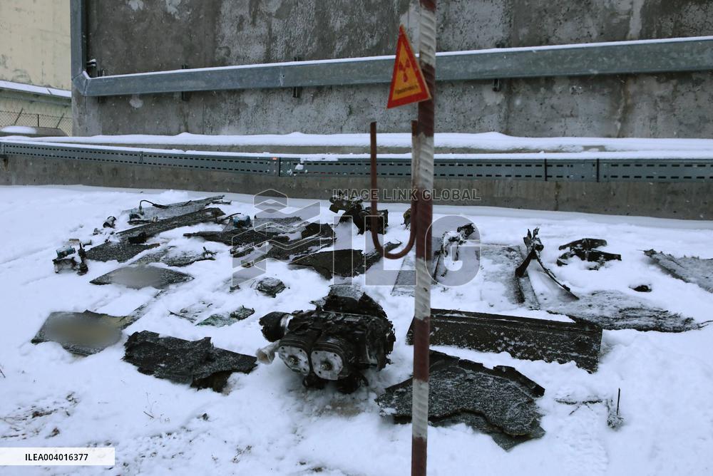 Russian drone hits Chornobyl shelter