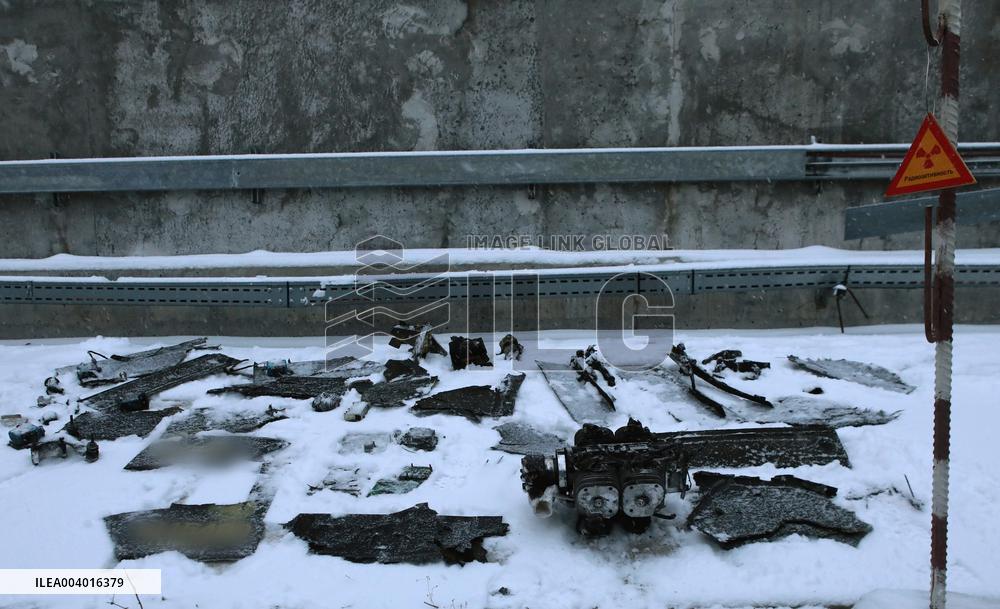 Russian drone hits Chornobyl shelter